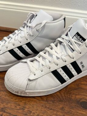 Adidas Pro Model Mid-Top Sneakers